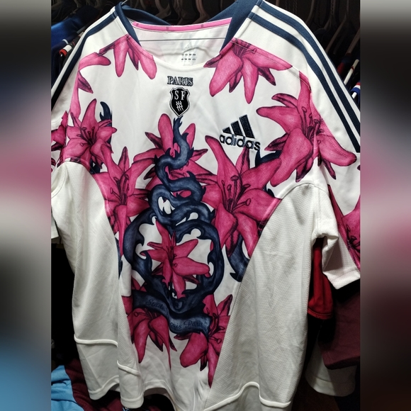 adidas Other - Authentic 2012 stade français rugby jersey